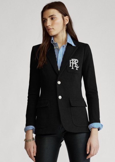 Polo Ralph Lauren Knit Cotton Blazer Dame Danmark (TRBHK6804)